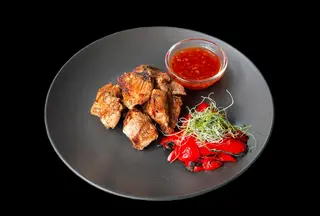 Шашлик курячий з болгарським перцем