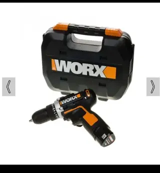 Бормашина акумулаторна worx wx128, li-ion, 12v/2.0ah