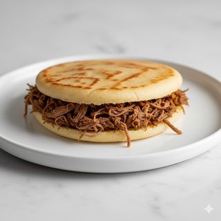 Arepa de mechada (1 ud.)