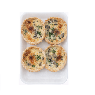 Quiches champignon mini x4