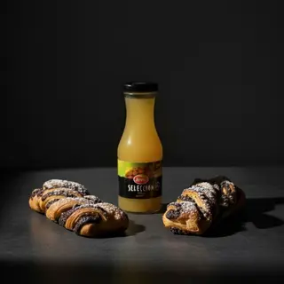Trenza de chocolate + zumo o café 