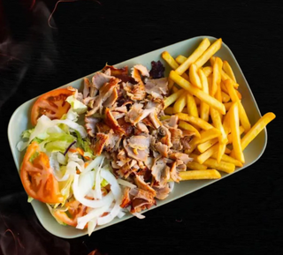 Shawarma En Plato + Bebida