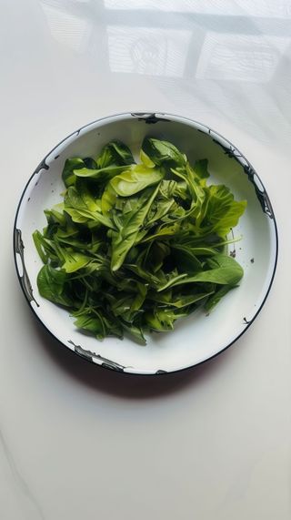 Зелений салат з мічеладою