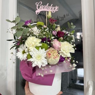 Flowerbox w eleganckim pudełku