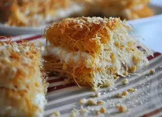 Konafa à la Crème