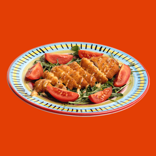 Tagliata di pollo panato