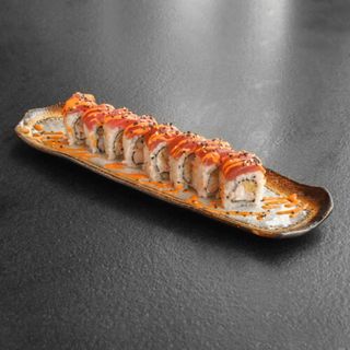 California z ebi w tempurze i ebi gotowaną