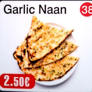 38 Garlic Naan