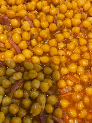 Garbanzos con chorizo