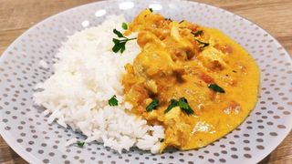 Пиле къри с ориз (400г)