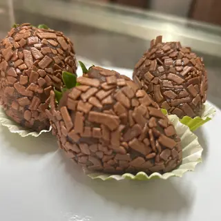 Coxinha de morango 