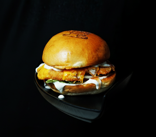 Flaky Chicken Burger