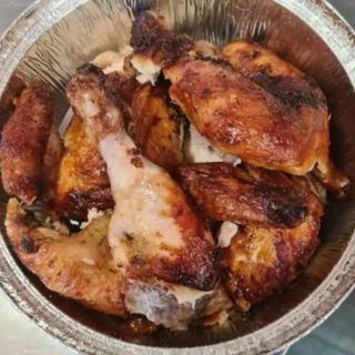 1 pollo 1 ración patatas 1 croquetas 