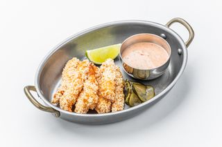 Креветки панко зі спайсі соусом  