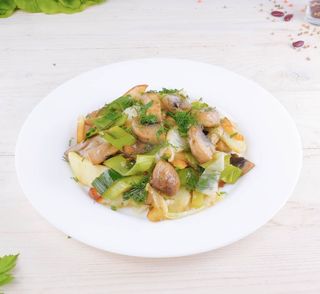 Картопля смажена з грибами (200г)