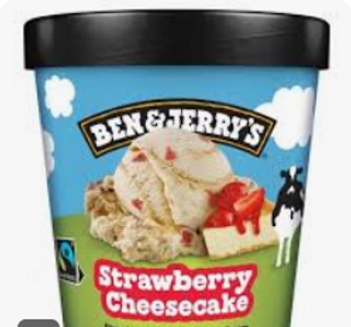 Helado Ben & Jerry'S Strawberry Cheesecake (20 Ml.)