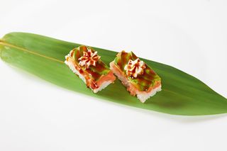 127. Oshizushi sake   - 8 pezzi