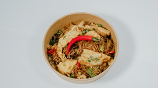 Жареный рис с яйцом