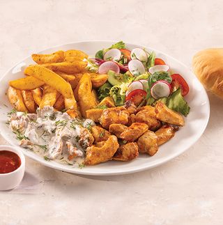 Shoarma z kurkami