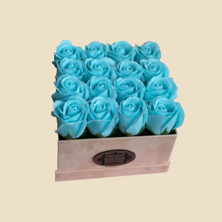 Cutie Patrata Cu Trandafiri Parfumati Bleu