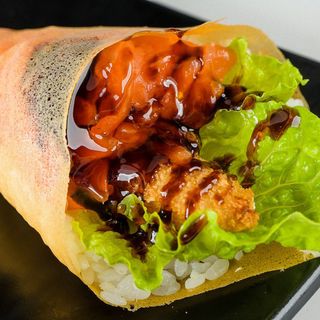 Temaki rainbow tempura