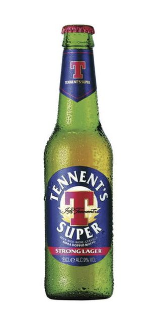 Tennent's 33 cl. Bottiglia di vetro
