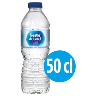 Botella agua plástico 50cl