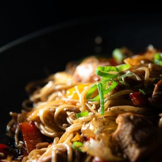 Wok de Noodles con verduras 
