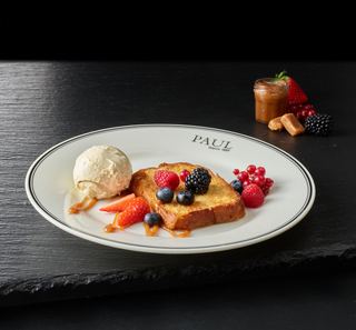 ფრანგული ტოსტი ვანილის ნაყინით