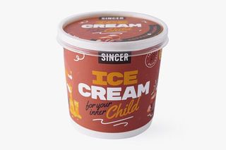 Înghețată SINCER - Caramel, sare și cafea