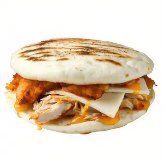 Arepa De Catira Con Queso Con Queso Blanco