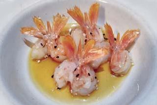 11. Carpaccio ama ebi - 4 pezzi