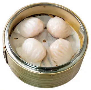 12 Ravioli trasparenti di gamberi