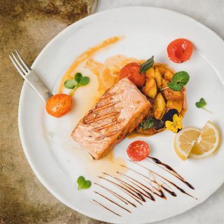 Losos steak na žaru 400 gr