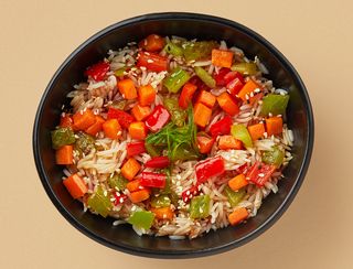 ბრინჯი ბოსტნეულით