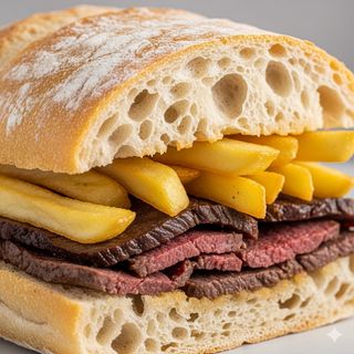 Carne di cavallo e patatine