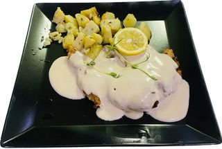 Пиле Терияки с картофи соте