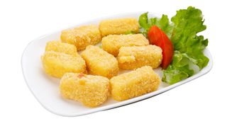 Кашкавал пане на хапки (200г)