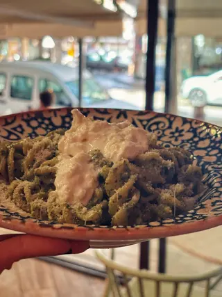 Fusillone pesto