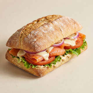 Sandwich Saumon Fumé
