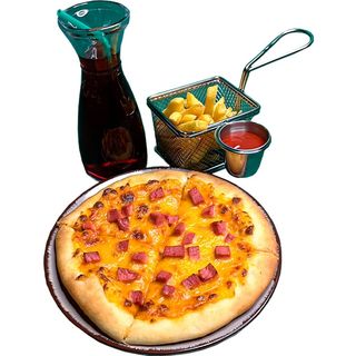 Детское КОМБО пицца с колбасой