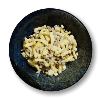 Casarecce con vitello e pecorino