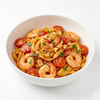 Tagliatelle cu creveti