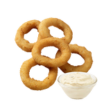 Лучени кръгчета + сос