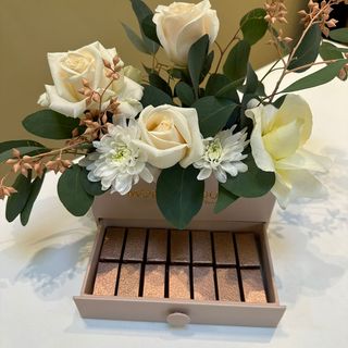 boites magique fleurs+chocolat
