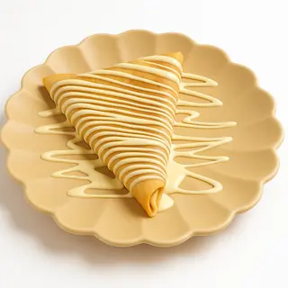 Crep con chocolate blanco