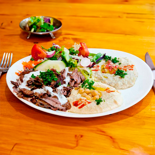 Plato combinado shawarma