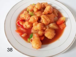 38. Pollo all'agrodolce