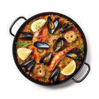 Paella di pesce