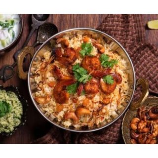 Gambas / Prawn Biryani